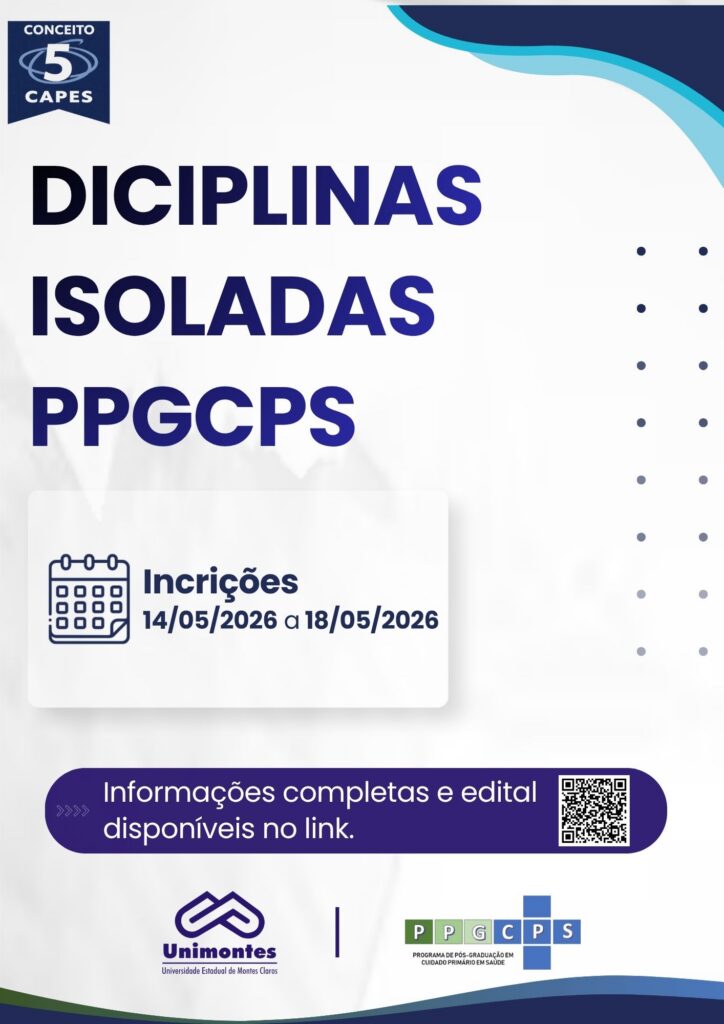 EDITAL ABERTO – DISCIPLINAS ISOLADAS